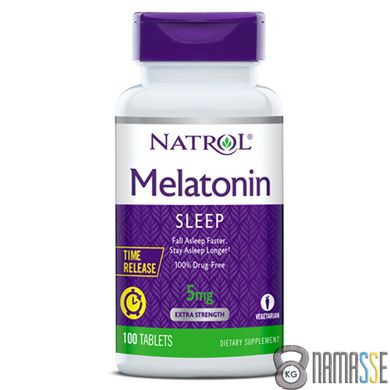 Natrol Melatonin 5 mg Time Release, 100 таблеток
