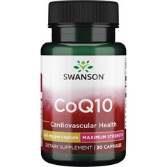 Swanson CoQ10 200 mg Maximum Strength, 30 капсул