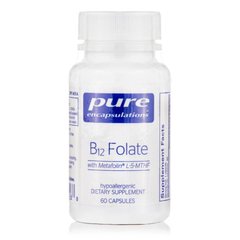 Pure Encapsulations B12 Folate, 60 капсул