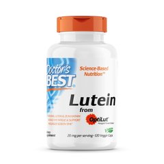 Doctor's Best Lutein with OptiLut, 120 вегакапсул