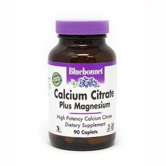 Bluebonnet Nutrition Calcium Citrate Plus Magnesium, 90 капсул
