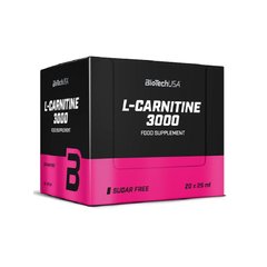 BioTech L-Carnitine 3000, 20 ампул/уп Апельсин
