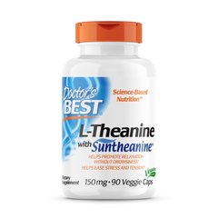 Doctor's Best L-Theanine 150 mg, 90 вегакапсул
