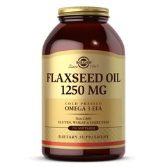 Solgar Flaxseed Oil 1250 mg, 250 капсул