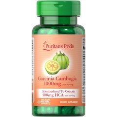 Puritan's Pride Garcinia Cambogia 500 mg, 60 вегакапсул