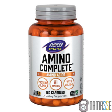 NOW Amino Complete, 120 капсул
