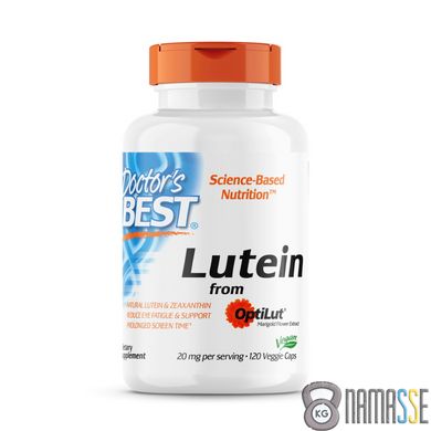 Doctor's Best Lutein with OptiLut, 120 вегакапсул