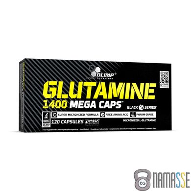 Olimp Glutamine 1400 Mega Caps, 120 капсул