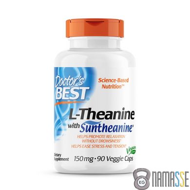 Doctor's Best L-Theanine 150 mg, 90 вегакапсул