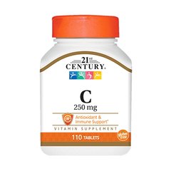 21st Century Vitamin C 250 mg, 110 таблеток