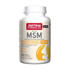 Jarrow Formulas MSM 1000 mg, 100 вегакапсул
