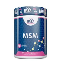 Haya Labs MSM 500 mg, 180 капсул