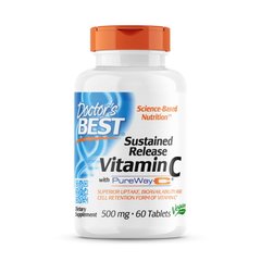 Doctor's Best Sustained Release Vitamin C, 60 таблеток