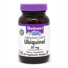 Bluebonnet Nutrition Cellular Active Ubiquinol 50 mg, 60 вегакапсул