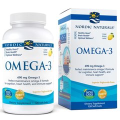 Nordic Naturals Omega-3, 120 капсул