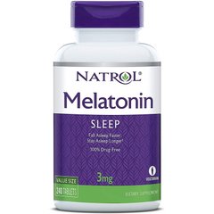 Natrol Melatonin 3 mg, 240 таблеток