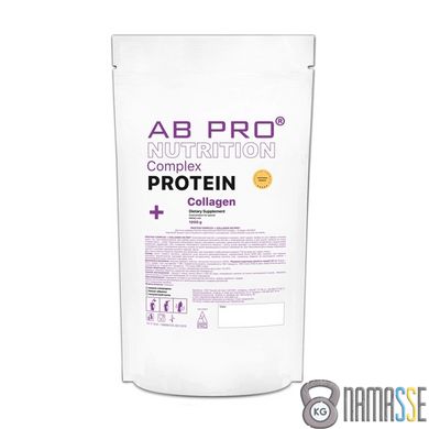 AB Pro Protein Complex + Collagen, 1 кг Банан-абрикос