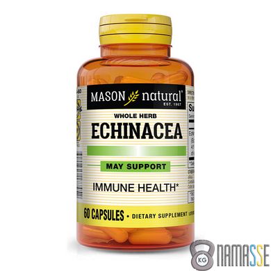 Mason Natural Echinacea, 60 капсул