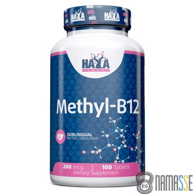 Haya Labs Methyl B-12 200 mcg, 100 таблеток