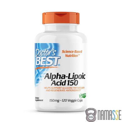 Doctor's Best Alpha-Lipoic Acid 150 mg, 120 вегакапсул