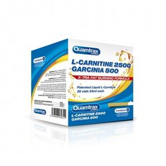 Quamtrax L-Carnitine 2500 Garcinia 500, 20 ампул/уп Апельсин