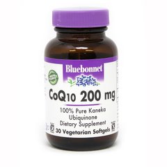 Bluebonnet Nutrition CoQ10 200 mg, 30 гелевих вегакапсул