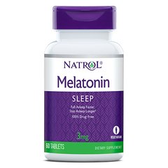 Natrol Melatonin 3 mg, 60 таблеток