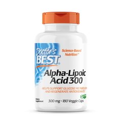 Doctor's Best Alpha-Lipoic Acid 300 mg, 180 вегакапсул