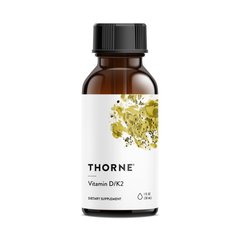 Thorne Vitamin D/K2, 30 мл