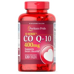 Puritan's Pride CO Q10 400 mg, 120 капсул