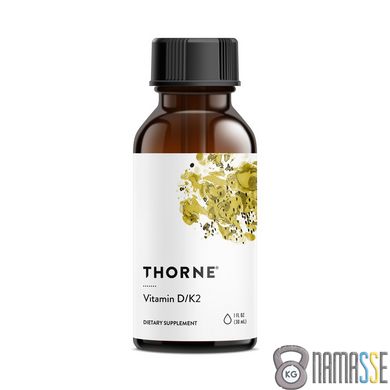 Thorne Vitamin D/K2, 30 мл