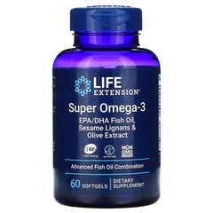 Life Extension Super Omega-3, 60 капсул
