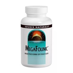 Source Naturals MegaFolinic 800 mg, 60 таблеток