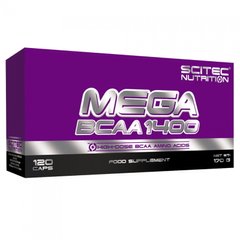 Scitec Mega BCAA 1400, 120 капсул