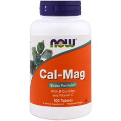 NOW CAL-MAG 500/250 mg, 100 таблеток