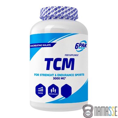 6PAK Nutrition Creatine TCM, 120 капсул