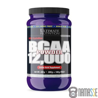 Ultimate BCAA 12 000 Powder Unflavored, 400 грам