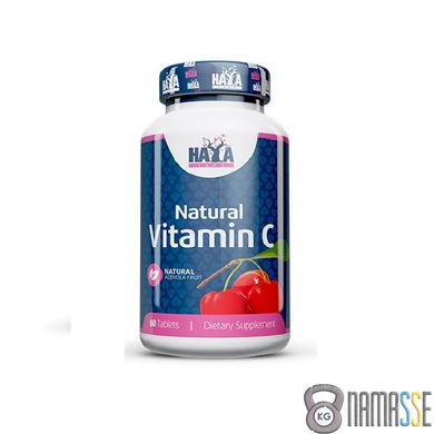 Haya Labs Natural Vitamin C from Organic Acerola, 60 таблеток
