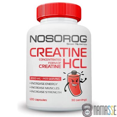 Nosorog Creatine Hydrochloride, 120 капсул