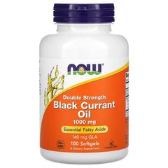 NOW Black Currant Oil 1000 mg, 100 капсул