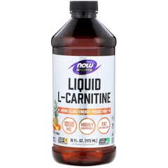NOW L-Carnitine Liquid 1000 mg, 473 мл Фруктовий пунш