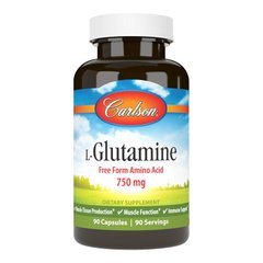 Carlson Labs L-Glutamine 750 mg, 90 капсул