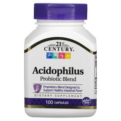 21st Century Acidophilus Probiotic Blend, 100 капсул