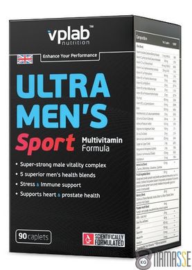 VPLab Ultra Mens Sport Multivitamin, 90 каплет