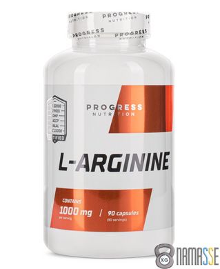 Progress Nutrition L-Arginine, 90 капсул