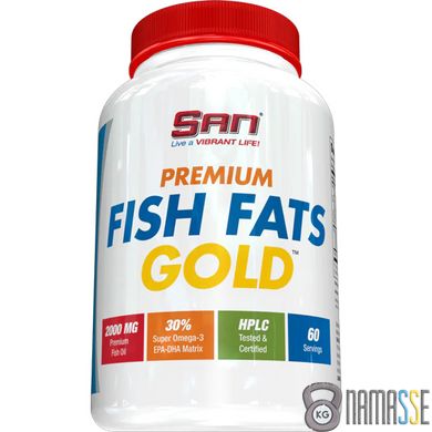 SAN Premium Fish Fats Gold, 60 капсул