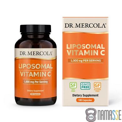 Dr. Mercola Liposomal Vitamin C 1000 mg, 180 капсул