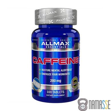 Allmax Nutrition Caffeine 200 mg, 100 таблеток