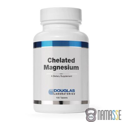 Douglas Laboratories Chelated Magnesium, 100 таблеток