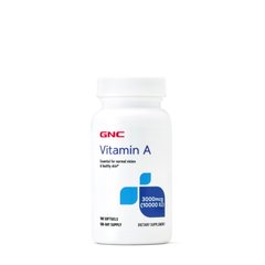 GNC Vitamin A 10000 UI, 180 капсул
